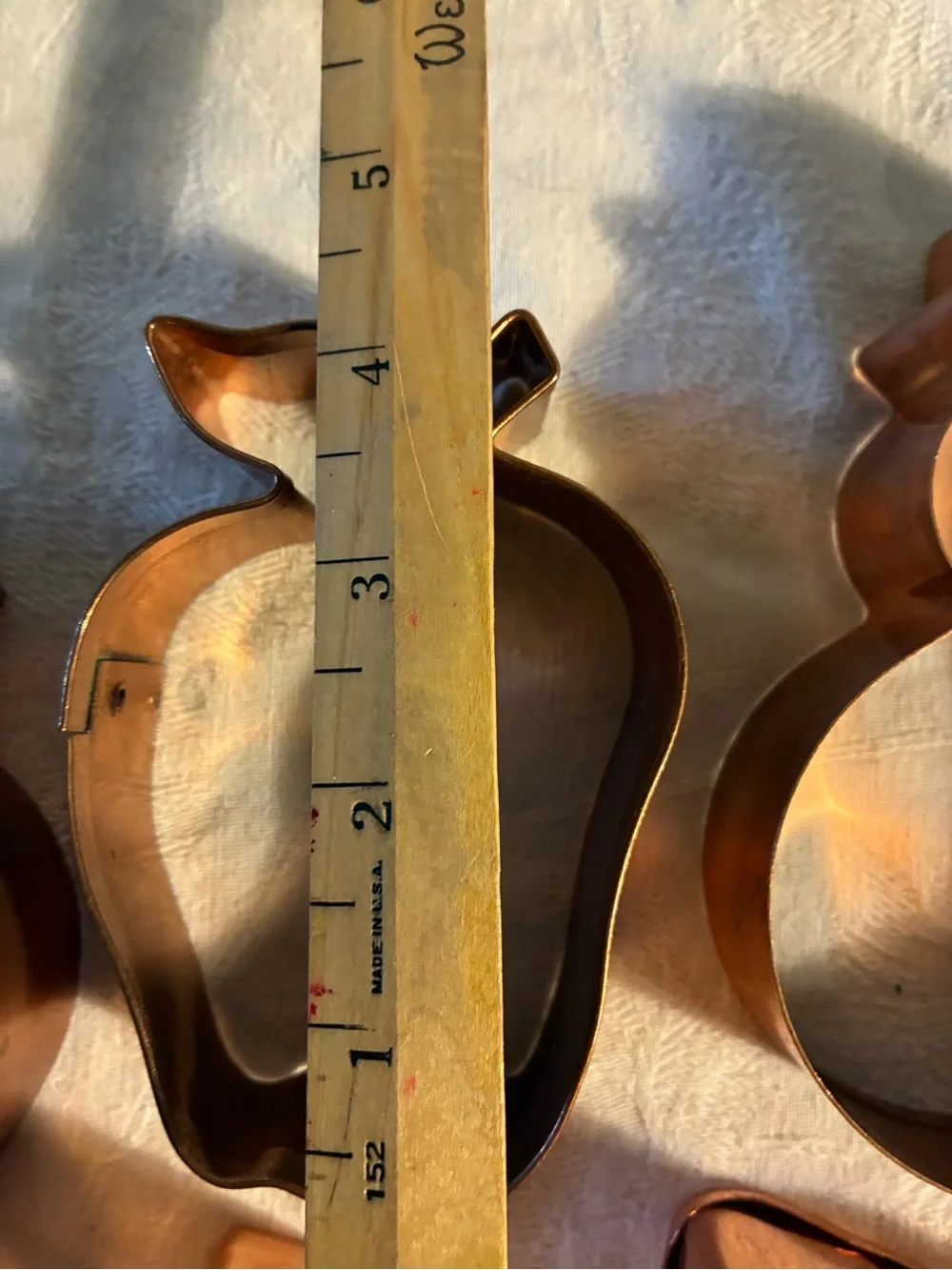 Copper Cookie Cutter Set - 5 Pieces of BIG Cookie Cutters or Play-dough Cutters